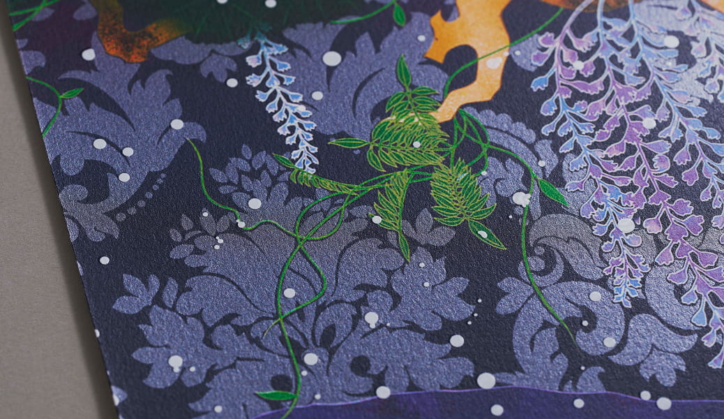 松山智一 TOMOKAZU MATSUYAMA 【特装版B】 版画 River To The Bank